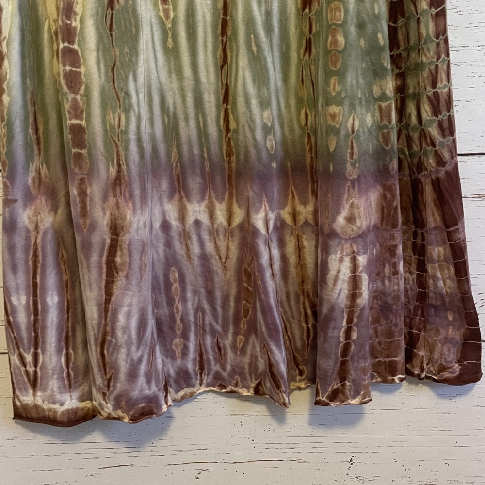 Tryst Tie Dye Cotton Skirt, size M - Picture 5 of 12